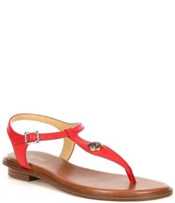 MICHAEL Michael Kors Mallory Leather Thong Sandals -Hummel Winkel 00000000 zi 4965e39b c9b5 4214 84c0 ff7f86fb422a