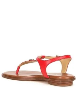 MICHAEL Michael Kors Mallory Leather Thong Sandals