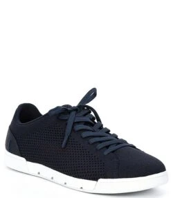 SWIMS Men's Breeze Tennis Knit Washable Lace-Up Sneakers -Hummel Winkel 00000000 zi 498bfa59 ca1d 4c9b 8623 db65f96bf4e7