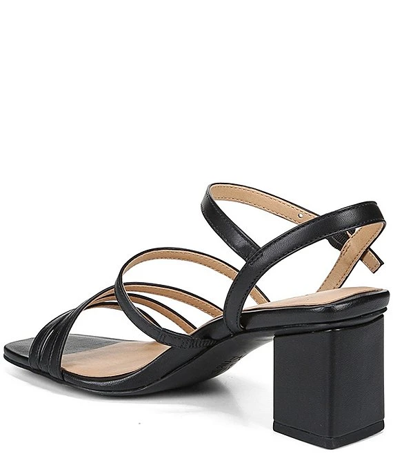 Naturalizer Niko Strappy Leather Square Toe Ankle Strap Dress Sandals 3 Naturalizer Niko Strappy Leather Square Toe Ankle Strap Dress Sandals