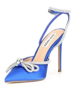 Steve Madden Viable Rhinestone Embellished Bow Ankle Strap Pumps -Hummel Winkel 00000000 zi 4b832b3c c7ba 42b9 b87a c5d4bc8d2de1 03 ai