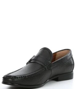 Steve Madden Men's Chivan Leather Bit Embellishment Dress Slip-Ons -Hummel Winkel 00000000 zi 4d06b987 f1a0 441d b58f 59f4d9d7a74b 03 ai