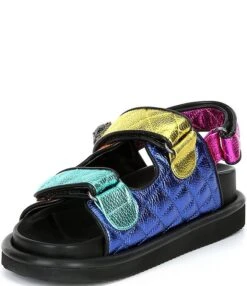 Kurt Geiger London Orson Metallic Rainbow Quilted Detail Leather Platform Dad Sandals 13 Kurt Geiger London Orson Metallic Rainbow Quilted Detail Leather Platform Dad Sandals -Hummel Winkel 00000000 zi 523e23b6 e870 49d1 b3dd 7b5674e08748 03 ai