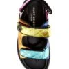 Kurt Geiger London Orson Metallic Rainbow Quilted Detail Leather Platform Dad Sandals
