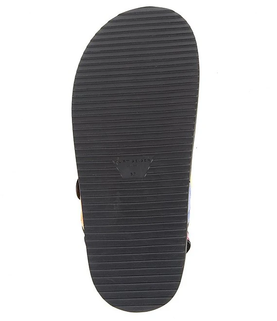 Kurt Geiger London Orson Metallic Rainbow Quilted Detail Leather Platform Dad Sandals 7 Kurt Geiger London Orson Metallic Rainbow Quilted Detail Leather Platform Dad Sandals - Afbeelding 5