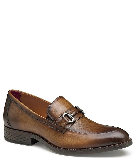 Johnston & Murphy Men's Hawthorn Bit Detail Tumbled Leather Loafers 5 Johnston & Murphy Men's Hawthorn Bit Detail Tumbled Leather Loafers - Afbeelding 3