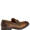 Johnston & Murphy Men's Hawthorn Bit Detail Tumbled Leather Loafers