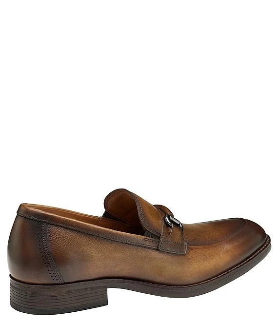 Johnston & Murphy Men's Hawthorn Bit Detail Tumbled Leather Loafers 3 Johnston & Murphy Men's Hawthorn Bit Detail Tumbled Leather Loafers