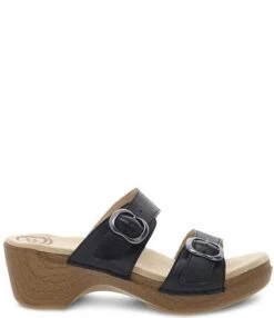 Dansko Sophie Buckle Leather Platform Slides -Hummel Winkel 00000000 zi 5e17ec0f 82d0 404b bbba ef4f042cf15e 01 ai