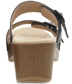 Dansko Sophie Buckle Leather Platform Slides -Hummel Winkel 00000000 zi 5e17ec0f 82d0 404b bbba ef4f042cf15e 02 ai