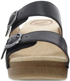 Dansko Sophie Buckle Leather Platform Slides -Hummel Winkel 00000000 zi 5e17ec0f 82d0 404b bbba ef4f042cf15e 03 ai