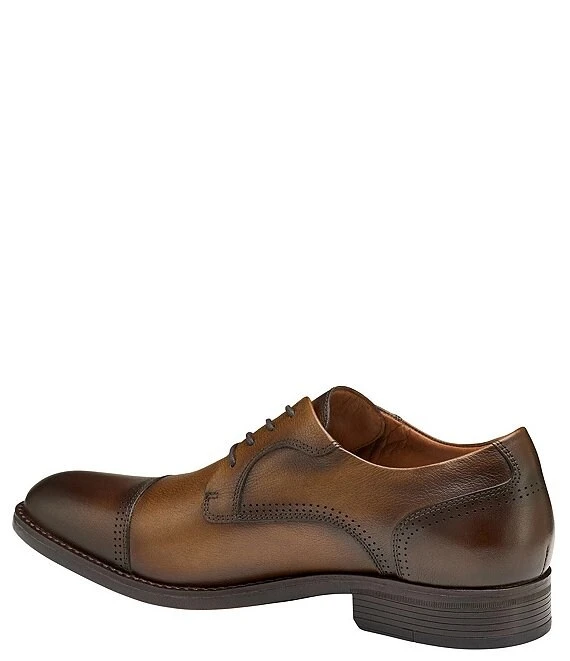 Johnston & Murphy Men's Hawthorn Cap Toe Tumbled Leather Oxfords 8 Johnston & Murphy Men's Hawthorn Cap Toe Tumbled Leather Oxfords - Afbeelding 6