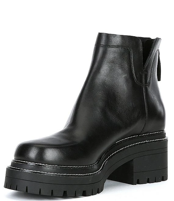 Gianni Bini Griffyn Leather Lug Sole Platform Booties 3 Gianni Bini Griffyn Leather Lug Sole Platform Booties