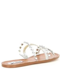 Steve Madden Attentive Rhinestone Embellished Slide Sandals -Hummel Winkel 00000000 zi 67616cf4 daa7 407d 80e4 852b495ba040 01 ai