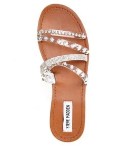 Steve Madden Attentive Rhinestone Embellished Slide Sandals -Hummel Winkel 00000000 zi 67616cf4 daa7 407d 80e4 852b495ba040 04 ai