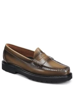 G.H. Bass Men's Larson Burnished Leather Weejun Penny Loafers -Hummel Winkel 00000000 zi 68aeeff7 dcee 4131 a49d 4bc7ac1b0e14