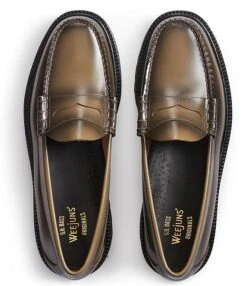 G.H. Bass Men's Larson Burnished Leather Weejun Penny Loafers -Hummel Winkel 00000000 zi 68aeeff7 dcee 4131 a49d 4bc7ac1b0e14 06 ai