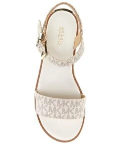 MICHAEL Michael Kors Richie Logo Print Platform Espadrilles