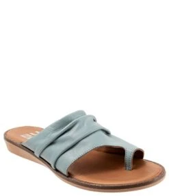Bueno Dani Leather Ruched Toe Loop Thong Sandals -Hummel Winkel 00000000 zi 6aa682f0 e1e3 40f6 a7e7 427ee479bba1