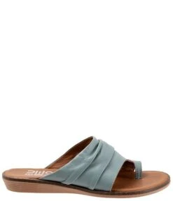 Bueno Dani Leather Ruched Toe Loop Thong Sandals -Hummel Winkel 00000000 zi 6aa682f0 e1e3 40f6 a7e7 427ee479bba1 01 ai