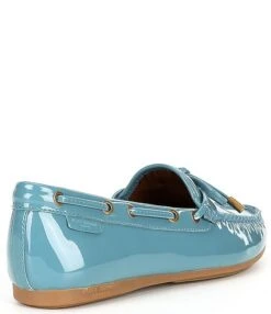 Kurt Geiger London Patent Leather Eagle Bow Detail Slip-On Moccasins -Hummel Winkel 00000000 zi 6b326289 145d 427c b5bc 043d09df7d91 01 ai