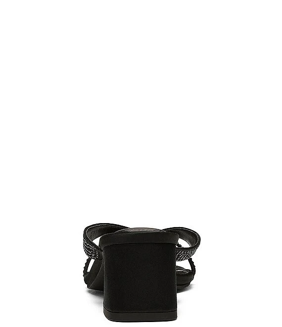 NYDJ Glam Satin Crystal Embellished Thong Sandals 4 NYDJ Glam Satin Crystal Embellished Thong Sandals - Afbeelding 2