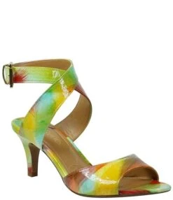 J. Renee Soncino Bright Multi Print Patent Leather Dress Sandals -Hummel Winkel 00000000 zi 6e6a0afb 30dd 43d0 bbbe f3ec6fb134e9