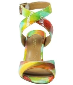J. Renee Soncino Bright Multi Print Patent Leather Dress Sandals -Hummel Winkel 00000000 zi 6e6a0afb 30dd 43d0 bbbe f3ec6fb134e9 05 ai