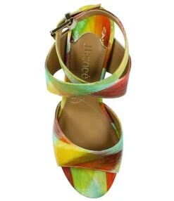 J. Renee Soncino Bright Multi Print Patent Leather Dress Sandals -Hummel Winkel 00000000 zi 6e6a0afb 30dd 43d0 bbbe f3ec6fb134e9 06 ai