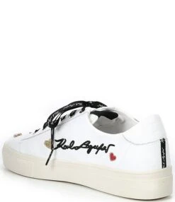 KARL LAGERFELD PARIS Cate Charm Detail Lace-Up Leather Platform Sneakers -Hummel Winkel 00000000 zi 70f31e32 45e5 4b26 a69d 7b3a9b27ccfc 02 ai