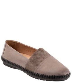 Trotters Ruby Perforated Leather Slip-Ons
