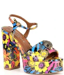 Kurt Geiger London Kensington Floral Patent Leather Platform Sandals -Hummel Winkel 00000000 zi 7212ec77 35e8 48a9 9379 7f8c32796d1d