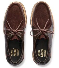 G.H. Bass Men's Wallace Mixed Media Lace-Up Lug Sole Mocs -Hummel Winkel 00000000 zi 74ca5ed6 8f97 4abf 8fbd 92af61baa4d1 05 ai