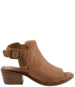 SoftWalk Novara Nubuck Suede Peep Toe Open Heel Shooties -Hummel Winkel 00000000 zi 75ab1121 9b7e 4eb6 b9a2 f1d1dec221c2 01 ai