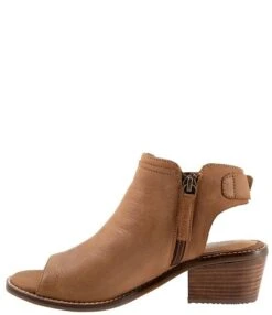 SoftWalk Novara Nubuck Suede Peep Toe Open Heel Shooties -Hummel Winkel 00000000 zi 75ab1121 9b7e 4eb6 b9a2 f1d1dec221c2 04 ai