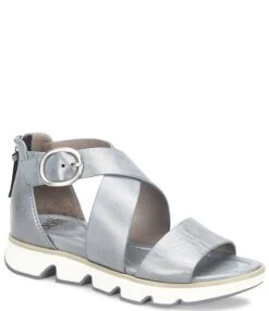 Sofft Mackenna Metallic Leather Ankle Strap Sandals -Hummel Winkel 00000000 zi 76cfa9cd fac5 4aa9 aa58 c0ab6c3141f1