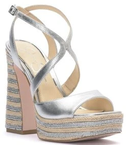 Jessica Simpson Dosia Rhinestone Rope Espadrille Platform Sandals -Hummel Winkel 00000000 zi 7743a315 07e6 4bfa 98c7 ae7cca2d11a9