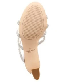 Cole Haan Adella Crystal Embellished Strappy Dress Slide Sandals