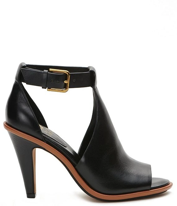 Vince Camuto Frasper Buckle T-Strap Heeled Sandals 4 Vince Camuto Frasper Buckle T-Strap Heeled Sandals - Afbeelding 2