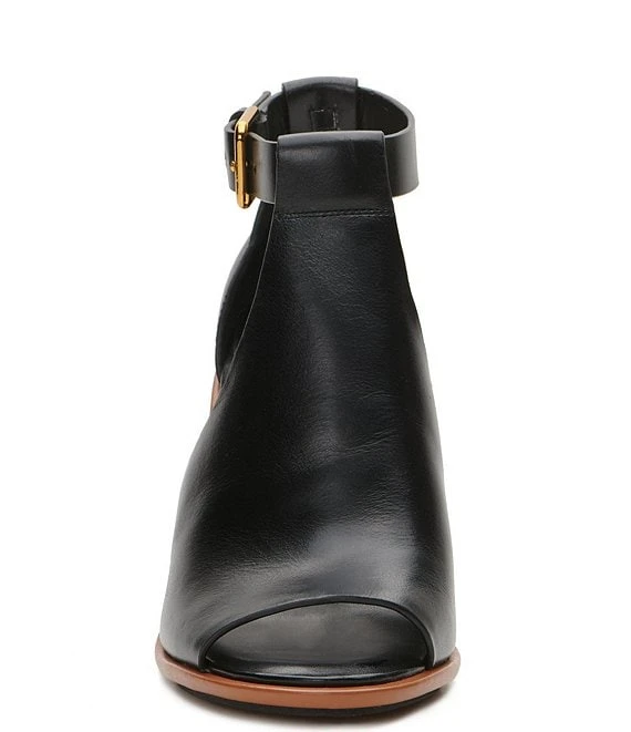 Vince Camuto Frasper Buckle T-Strap Heeled Sandals 6 Vince Camuto Frasper Buckle T-Strap Heeled Sandals - Afbeelding 4