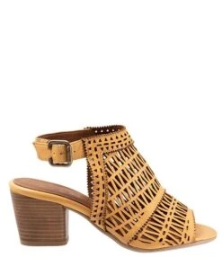 Bueno Candice Leather Laser Cut Out Sandals -Hummel Winkel 00000000 zi 7a84b67a 8d67 411a bbad 6bfe0d595975 01 ai