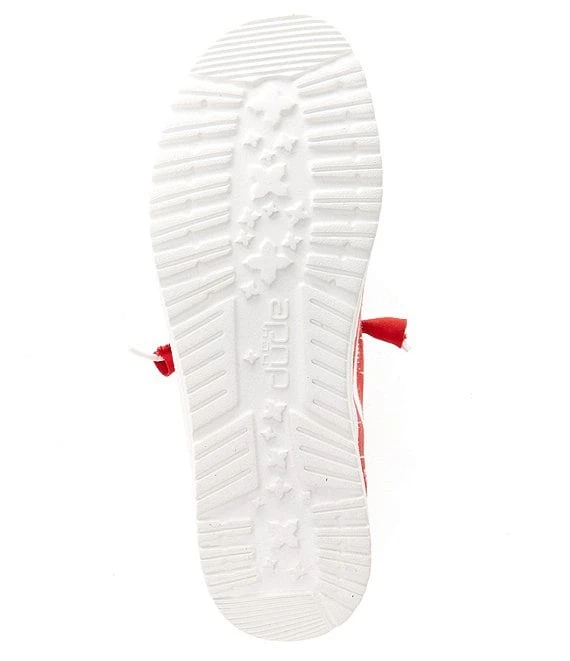 HEYDUDE Women's Wendy American Flag Star Spangled Canvas Slip-Ons 7 HEYDUDE Women's Wendy American Flag Star Spangled Canvas Slip-Ons - Afbeelding 5