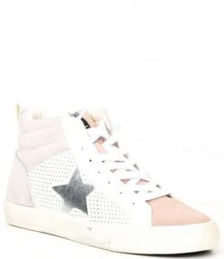 Vintage Havana Jane Suede Perforated Leather High Top Zip Sneakers -Hummel Winkel 00000000 zi 7b242c54 8e19 4365 9100 8c1898d0999c