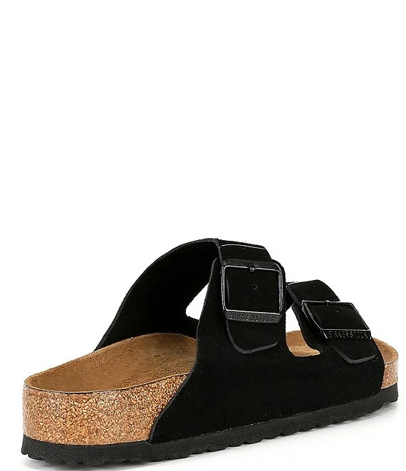 Birkenstock Men's Arizona Suede Double Banded Slip-On Sandals 4 Birkenstock Men's Arizona Suede Double Banded Slip-On Sandals - Afbeelding 2