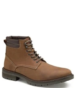 Johnston & Murphy Men's Kipton Leather Lace-Up Plain Toe Boots -Hummel Winkel 00000000 zi 7e81ca4f 3f86 4736 9178 3555166dd416