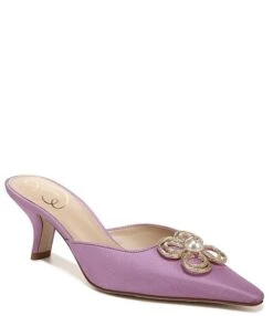 Sam Edelman Bianka Tour Fabric Double E Ornament Kitten Heel Mules -Hummel Winkel 00000000 zi 7e9c4509 b57a 4843 9f15 e1c38853edfa