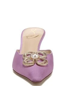 Sam Edelman Bianka Tour Fabric Double E Ornament Kitten Heel Mules -Hummel Winkel 00000000 zi 7e9c4509 b57a 4843 9f15 e1c38853edfa 05 ai