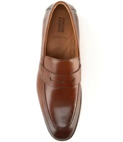 Johnston & Murphy Men's Lewis Leather Penny Loafers -Hummel Winkel 00000000 zi 819415bf 8a6f 4d7a 98ec f1b2deb60613 04 ai