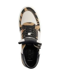 DKNY Cindell High-Top Hair-Calf Trim Lace-Up Sneakers -Hummel Winkel 00000000 zi 8361c61e b691 41c1 9f9a 785ad32a1df8 05 ai