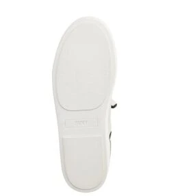 DKNY Cindell High-Top Hair-Calf Trim Lace-Up Sneakers